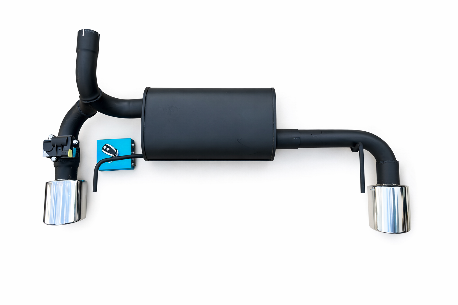 Tłumik końcowy aktywny z przepustnicą OPEL Astra J GTC 1,4 1,6 1,7 2,0 turbo