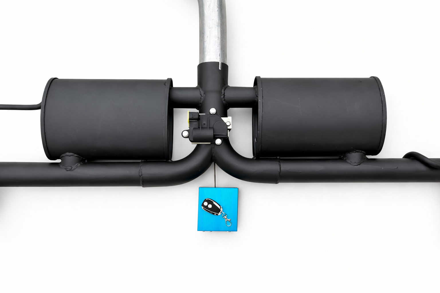 Tłumik aktywny z przepustnicą Volkswagen GOLF 5 6 7 8 R-line 2,0 GTi