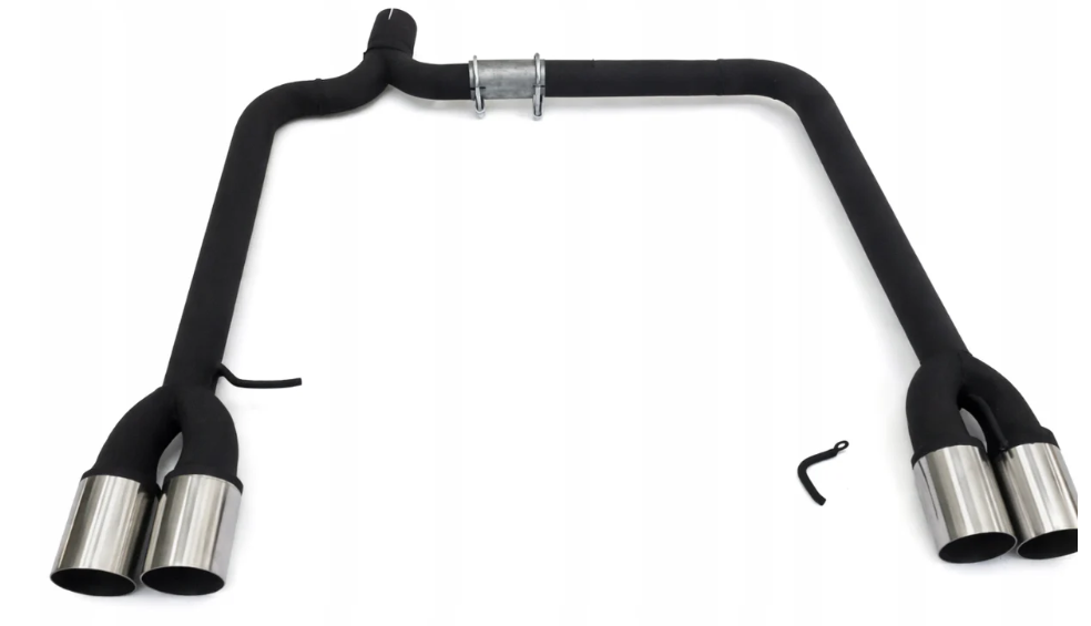 Tłumik wydech sportowy BMW 5 e60 e61 2,0d 2,5d 3,0d M5-look 4x90mm