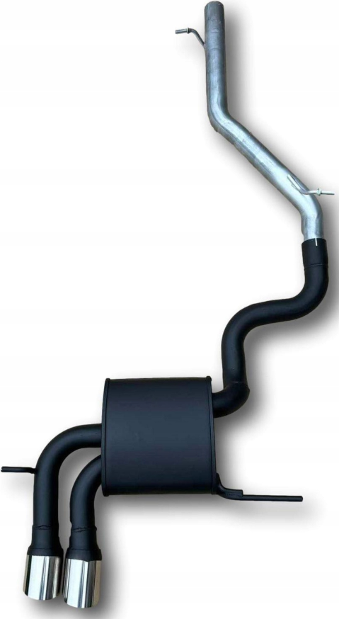 Tłumik wydech końcowy przelot Audi A3 S3 8P 2,0 tfsi 3,2 V6 quattro 2x80mm