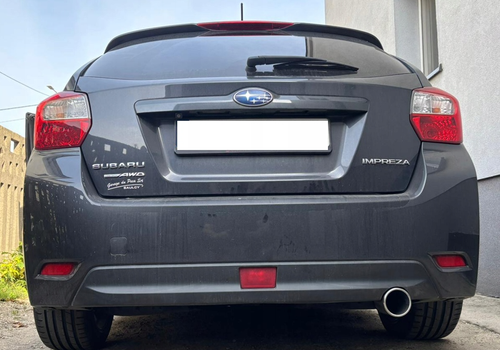 Tłumik końcowy przelotowy SUBARU XV impreza GP IV 1,6 2,0 od 2012r-