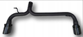 Tłumik wydech przelot Rura BMW F40 M135i M128i M120i carbon 100mm